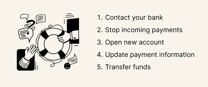 steps to take if your business account is closed