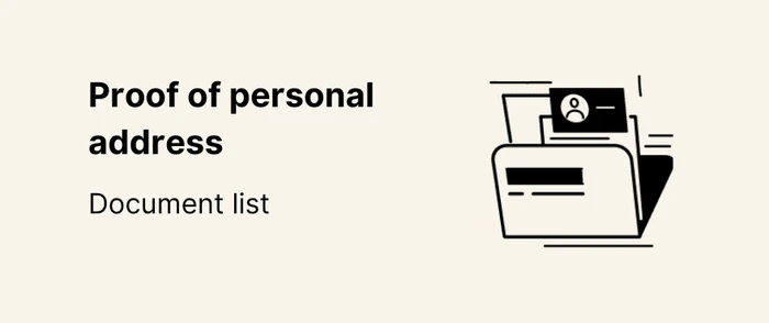 proof of personal address header